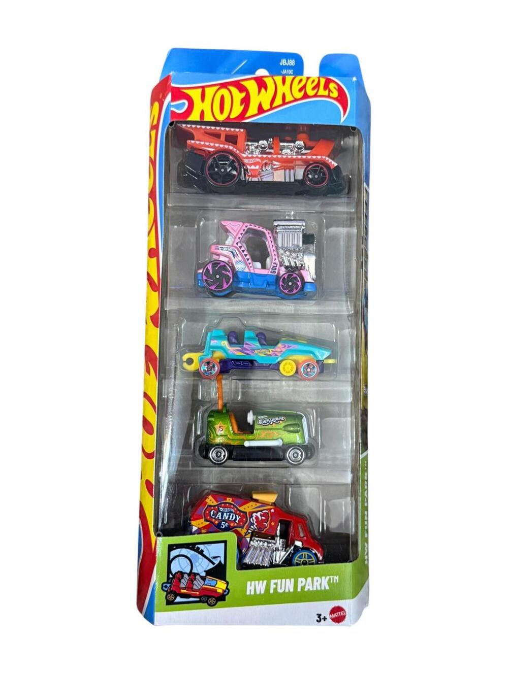 2025 Hot Wheels 5-pack Toy Cars HW Fun Park